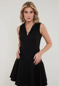 LELA Vestido Informal - Black , Mujer -LELA Tienda b05f816fdd2f433c86c64a458866a8a9