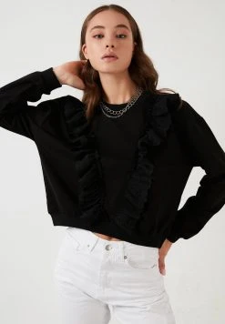 LELA Sudadera - Black, Mujer -LELA Tienda b0f1596678cd49ab93760bbdd91c473d