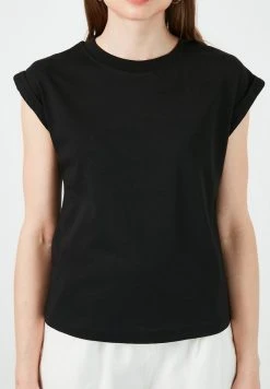 LELA Camiseta Básica - Black, Mujer -LELA Tienda b10a44bcec4b4010a8a3792269a4ccf8
