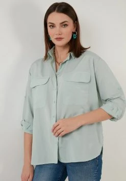 LELA Camisa - Grass Green, Mujer -LELA Tienda b1466e70ac8f4ecba2809f80310f1a96