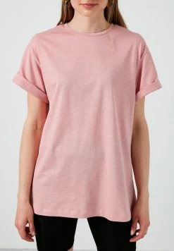 LELA Camiseta Estampada - Dusty Rose Color , Mujer -LELA Tienda b251aa4c1e874c59a6929aac20a50e01