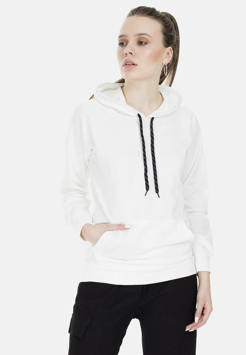 LELA KANGAROO POCKET - Jersey Con Capucha - Ecru , Mujer 4 LELA KANGAROO POCKET - Jersey Con Capucha - Ecru , Mujer - Imagen 4