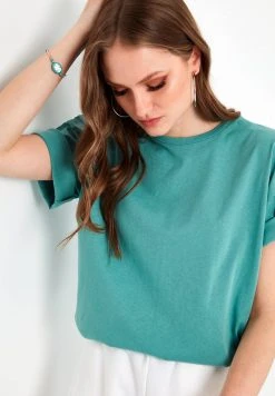 LELA Camiseta Estampada - Mint, Mujer -LELA Tienda b6300e9a84c44b73bb77573db05c58bf