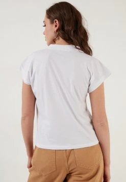 LELA CREW NECK - Camiseta Estampada - White , Mujer -LELA Tienda b6c224b21a764089b4e2e96b5337c13e