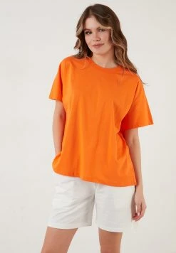 LELA Camiseta Básica - Orange Color , Mujer