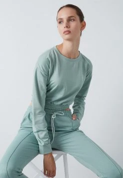 LELA Sudadera - Almond Green , Mujer -LELA Tienda ba5ff1a151254269bbb59e020d88a5fe