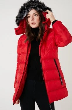 LELA Abrigo De Invierno - Red, Mujer -LELA Tienda bb7fd911eb73426e9e66cf8cc656a43b