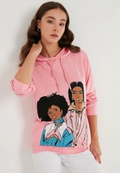 LELA Jersey Con Capucha - Pink , Mujer -LELA Tienda bb84d0b380504b85b5aa62fc34816641