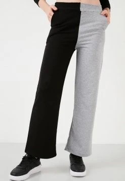 LELA Pantalones Deportivos - Black-grey , Mujer