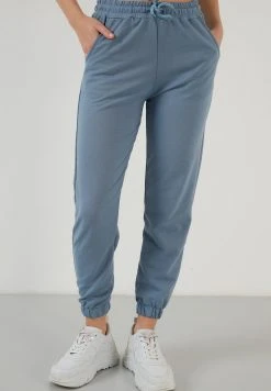 LELA Pantalones Deportivos - Baby Blue , Mujer