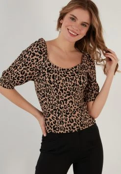 LELA Blusa - Black Lepoard , Mujer -LELA Tienda bd05c9a687884ed5ad9be3085abadf17
