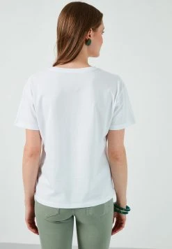 LELA Camiseta Estampada - White , Mujer -LELA Tienda bd8129f9e7d54810a910d538c54258de
