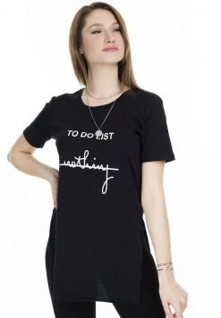 LELA Camiseta Estampada - Black , Mujer -LELA Tienda bfdeab64b0d0448d860a1e30751e467d