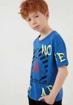 LELA REGULAR FIT T-SHIRT AND SHORTS - Shorts - Blue, Niños -LELA Tienda c0751d098d6f48a9809bc22c9abc4d12