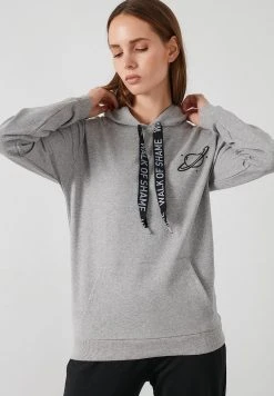 LELA Jersey Con Capucha - Grey , Mujer