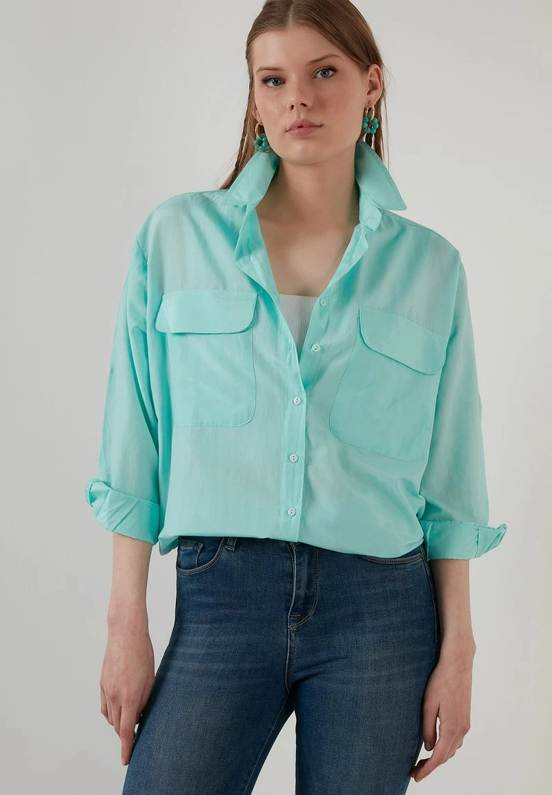 LELA REGULAR FIT - Camisa - Mint , Mujer 3 LELA REGULAR FIT - Camisa - Mint , Mujer - Imagen 3