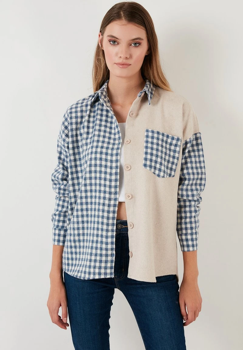 LELA Camisa - Navy Blue, Mujer 1 LELA Camisa - Navy Blue, Mujer