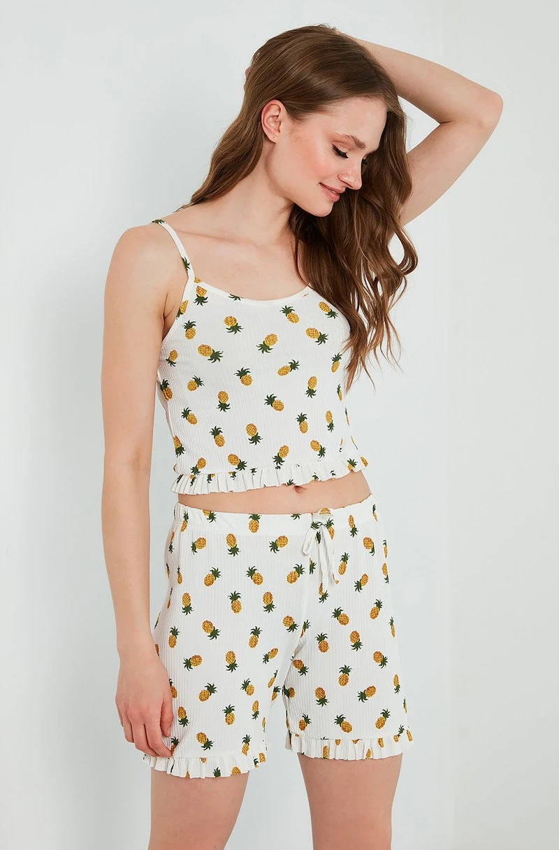 LELA Pijama - Yellow , Mujer 1 LELA Pijama - Yellow , Mujer