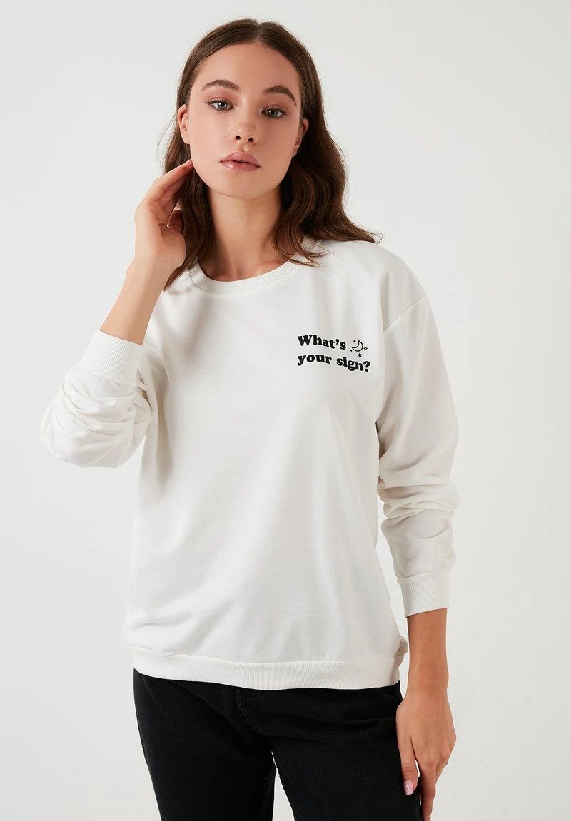 LELA Sudadera - Ecru, Mujer 2 LELA Sudadera - Ecru, Mujer - Imagen 2