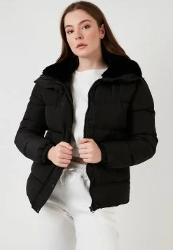 LELA HIGH COLLAR INFLATABLE - Chaqueta De Invierno - Black, Mujer -LELA Tienda c87260dabff04d42822770b4dc6c19fd