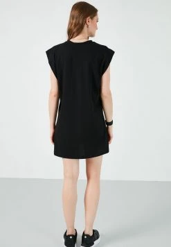 LELA Vestido Ligero - Black , Mujer -LELA Tienda cb526cc2b6994bad916b320a88508d00
