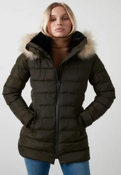 LELA Abrigo De Invierno - Khaki , Mujer