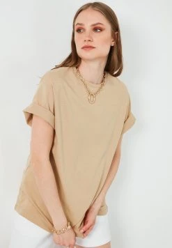 LELA Camiseta Estampada - Camel , Mujer 9 LELA Camiseta Estampada - Camel , Mujer -LELA Tienda ce15cc355ab24cdaa0d86db6b61df913