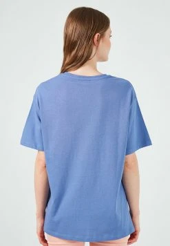 LELA Camiseta Estampada - Indigo, Mujer -LELA Tienda cf2d1109005941f6a0cc8cbd31590ff7
