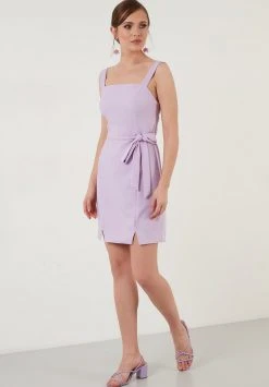 LELA Vestido Informal - Lilac , Mujer -LELA Tienda d09726b8f04f43c0b365529edc09518f