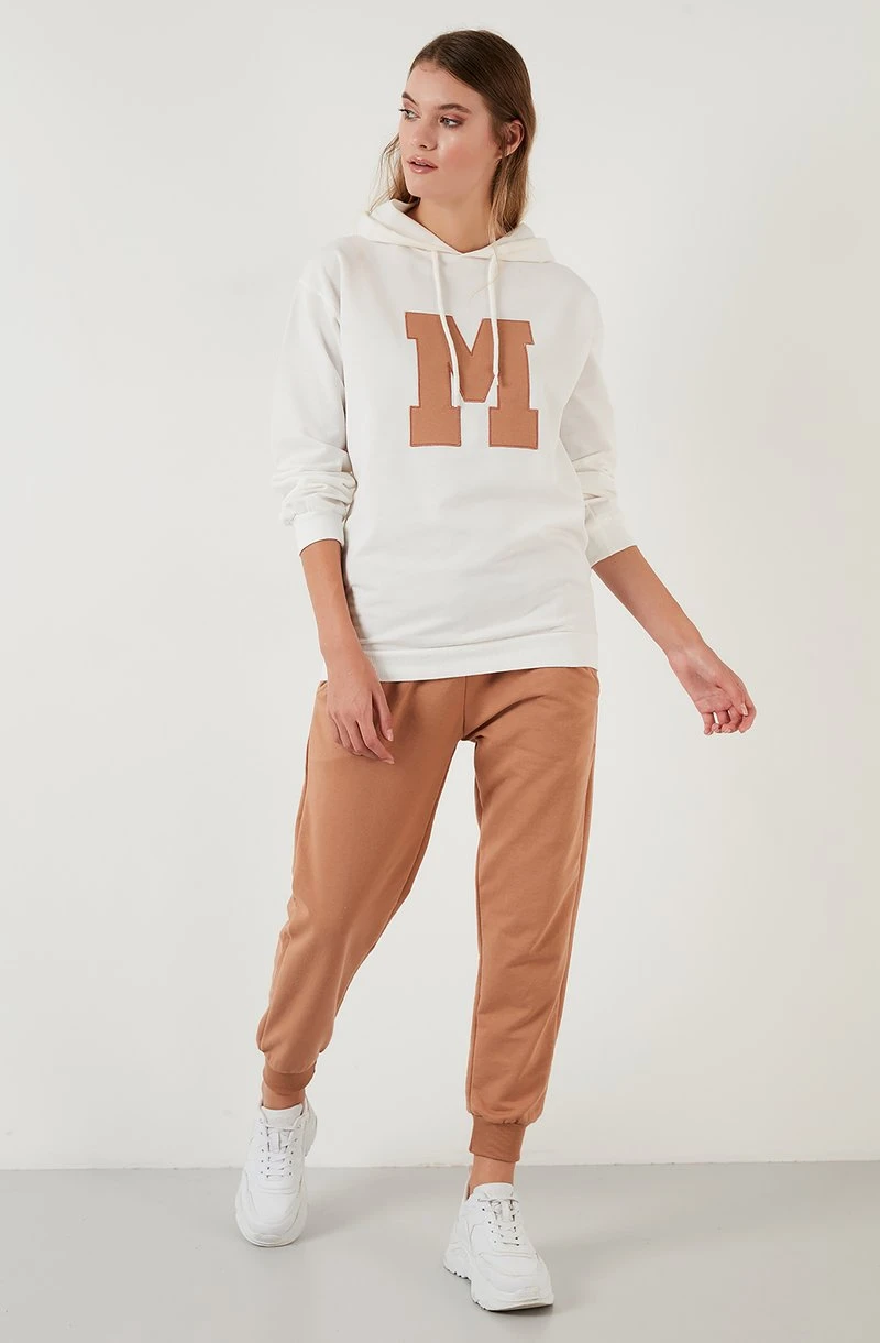 LELA HOODED PRINT TRACKSUIT - Chándal - Biscuit Color, Mujer 2 LELA HOODED PRINT TRACKSUIT - Chándal - Biscuit Color, Mujer - Imagen 2