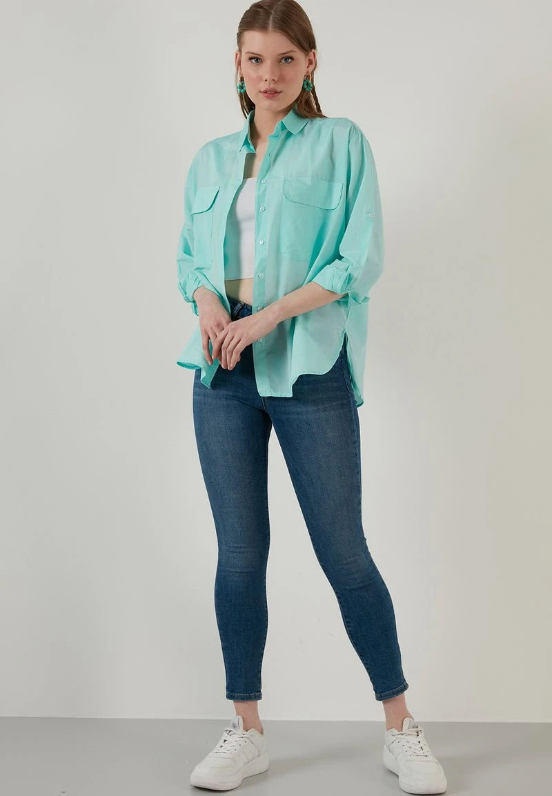LELA REGULAR FIT - Camisa - Mint , Mujer 6 LELA REGULAR FIT - Camisa - Mint , Mujer - Imagen 6