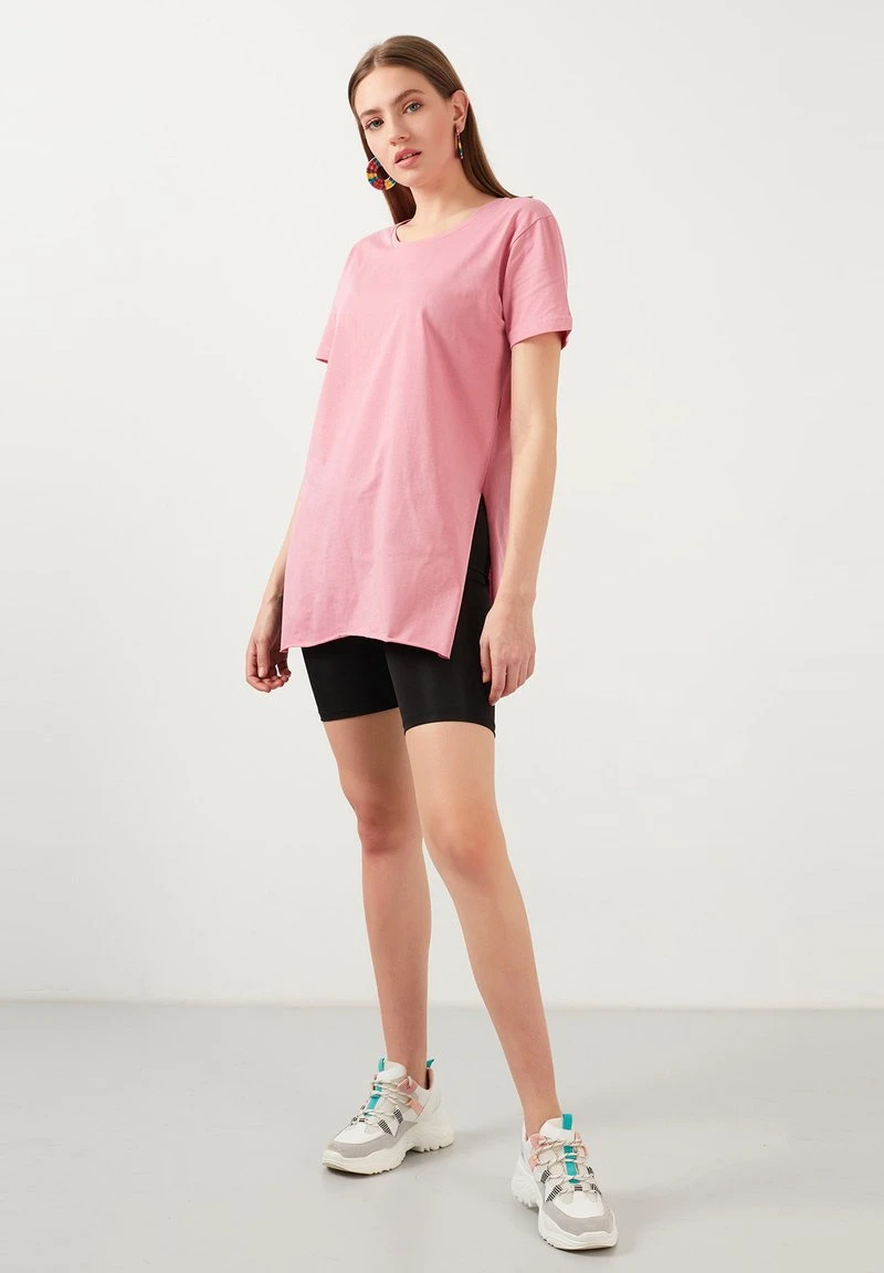 LELA Camiseta Básica - Pink , Mujer 2 LELA Camiseta Básica - Pink , Mujer - Imagen 2