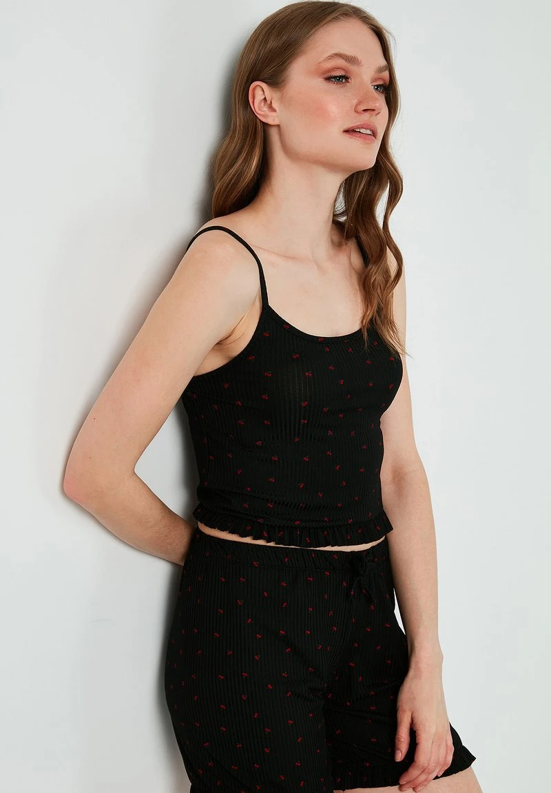 LELA Pijama - Black-red , Mujer 4 LELA Pijama - Black-red , Mujer - Imagen 4