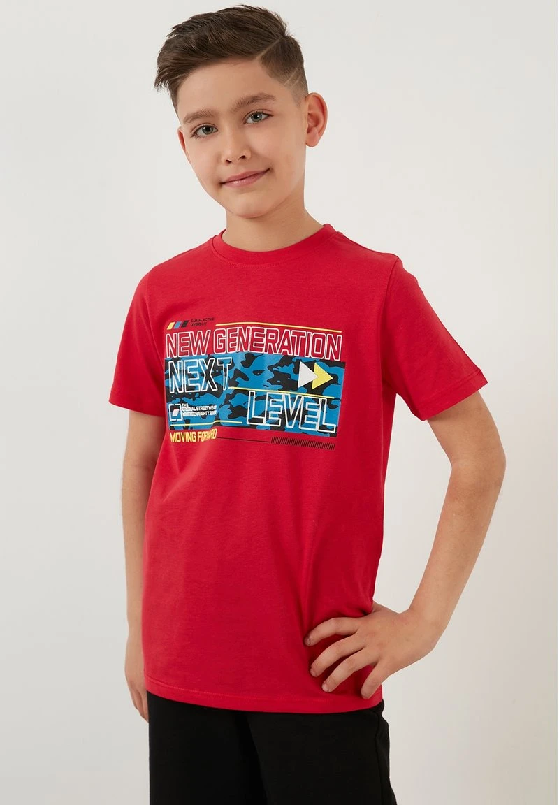 LELA REGULAR FIT SET - Shorts - Red , Niños 6 LELA REGULAR FIT SET - Shorts - Red , Niños - Imagen 6