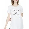 LELA Camiseta Estampada - White , Mujer