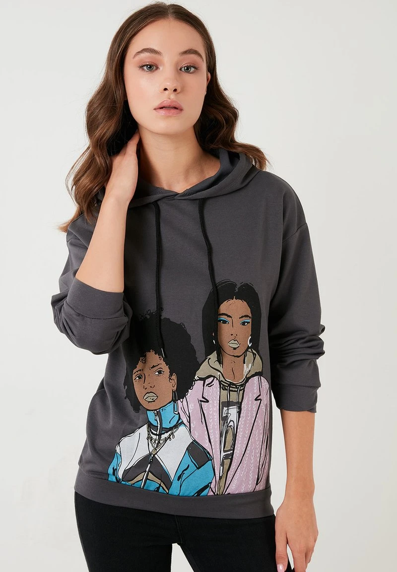 LELA Jersey Con Capucha - Smoked Color, Mujer 3 LELA Jersey Con Capucha - Smoked Color, Mujer - Imagen 3