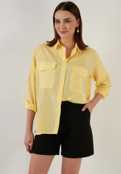 LELA Camisa - Yellow , Mujer -LELA Tienda e1cefefc25ee4496a05fbedb7786fe68