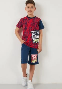 LELA SET - Shorts - Red , Niños