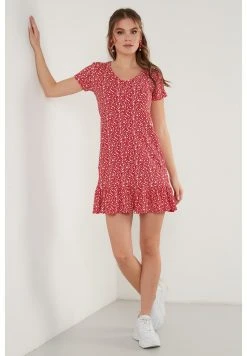 LELA Vestido Informal - Red , Mujer -LELA Tienda e3450b39913543c3a4342d6a16aa2ece