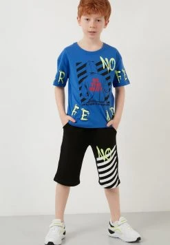 LELA REGULAR FIT T-SHIRT AND SHORTS - Shorts - Blue, Niños