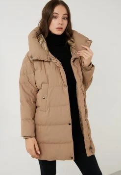 LELA OVERSIZED INFLATABLE LONG - Abrigo De Invierno - Beige , Mujer -LELA Tienda e3f33f971e46410dbbbc00f594fd4f0d