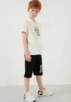 LELA REGULAR FIT T-SHIRT AND SHORTS - Shorts - White , Niños