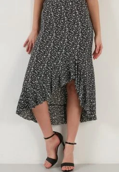 LELA Falda Acampanada - Black , Mujer