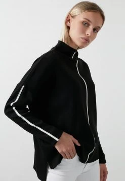 LELA Jersey De Punto - Black-ecru , Mujer -LELA Tienda e7c6e2cf53704e37ab6a36f3d727c3aa