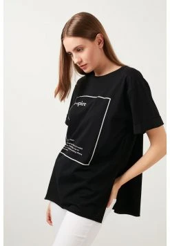 LELA OVERSIZED - Camiseta Estampada - Black , Mujer -LELA Tienda e9fa062f417d44b3a64fe74fea9f8cad