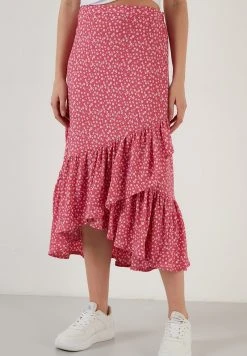 LELA REGULAR FIT - Falda Acampanada - Fuchsia , Mujer -LELA Tienda ea4d7b77ba5146ad93b0276fc81c6a16