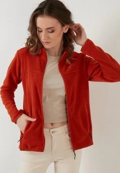 LELA HIGH COLLAR ZIPPER - Forro Polar - Orange , Mujer 8 LELA HIGH COLLAR ZIPPER - Forro Polar - Orange , Mujer -LELA Tienda ea8a31b34ff840358d8a9128063c693c