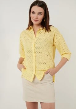 LELA Camisa - Yellow , Mujer -LELA Tienda ed4b733fe6f64e9190e431733463caee