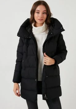 LELA OVERSIZED INFLATABLE LONG - Abrigo De Invierno - Black , Mujer