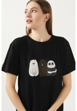 LELA OVERSIZED - Camiseta Estampada - Black , Mujer -LELA Tienda eee8e4e4554944f7b442658788267bbc